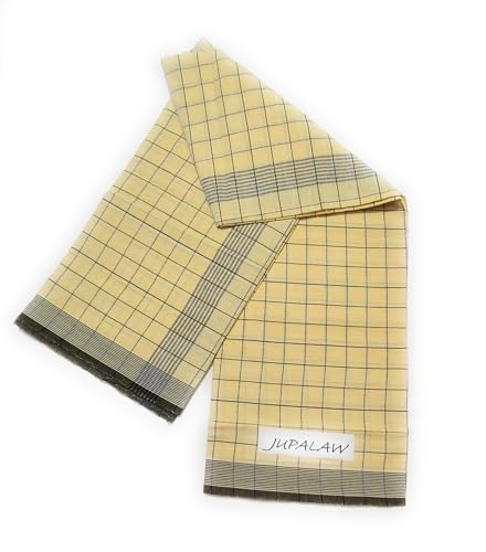 Image of 100% Pure Cotton Checked Fancy 2mts lungi,
