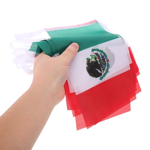 Drapeaux mexicains en guirlande pour décorer un anniversaire - 5