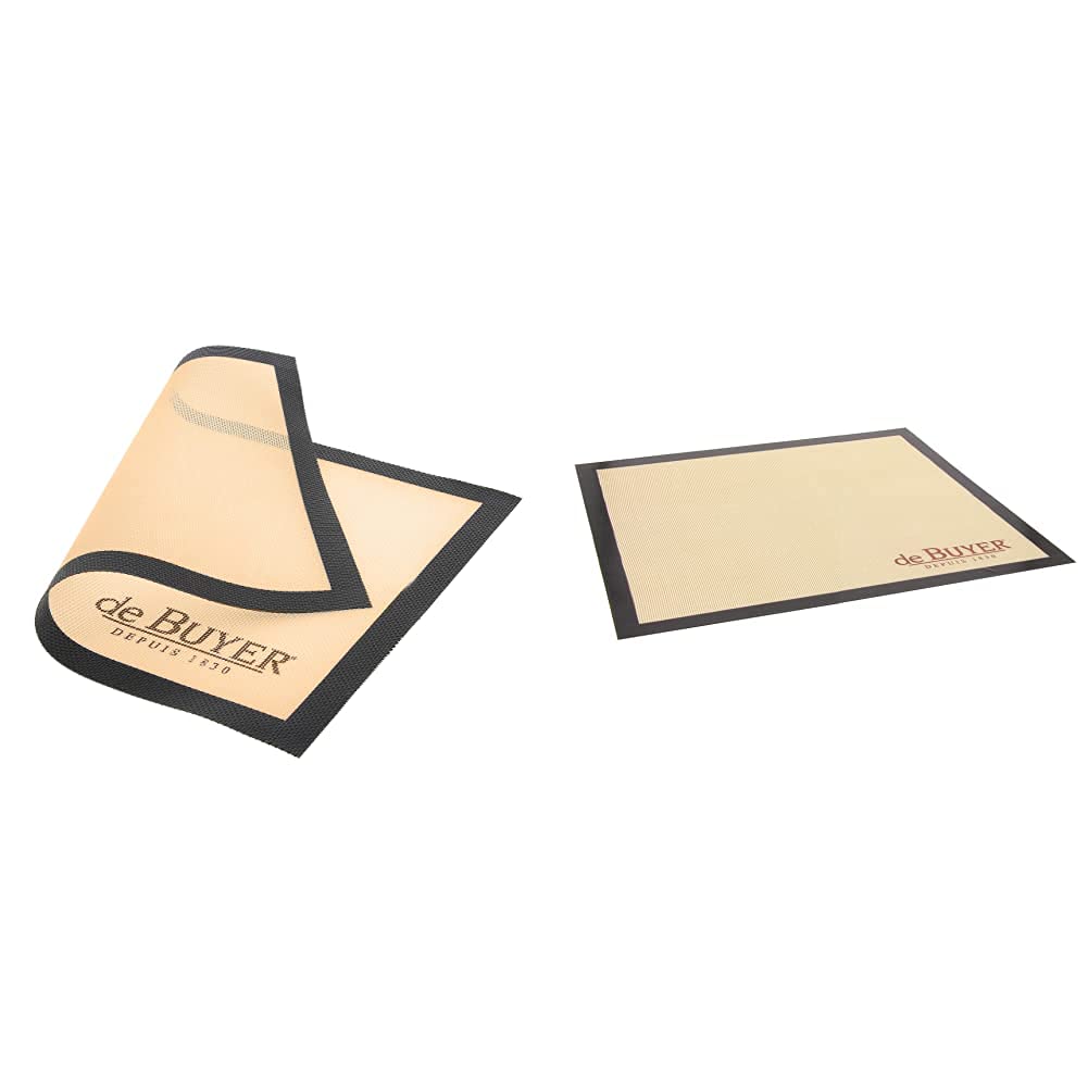 de Buyer 4938.40 Tapis Airmat Siliconé Aéré 40 x 30 cm & 4931.40N Tapis Siliconé - 40 x 30 cm