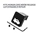 Vkinman Hood Release Latch Handle Repair Kit Replacement for Honda Civic 96-2011, CR-V 97-2006, Element 03-2011, Heavy Duty Billet Aluminum Hood Latch Release Cable Repair Kit