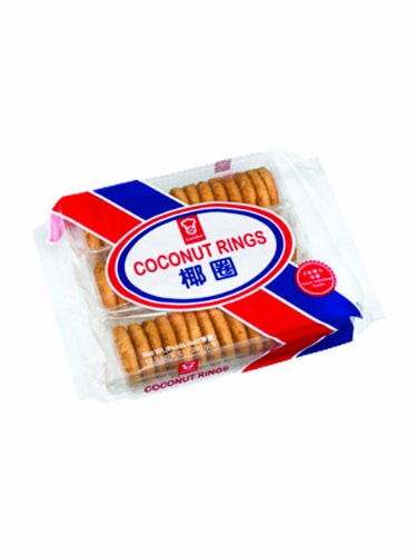 Garden Coconut Cookie Rings, 12-Ounce (Pack of 12)