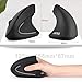 immagine 8LOETAD Mouse Verticale Wireless Mouse Ergonomico Silenzioso modalità Standby 6-Tasti 800/1200/1600 DPI con Design Ergonomico per PC, Desktop, Laptop, Mac