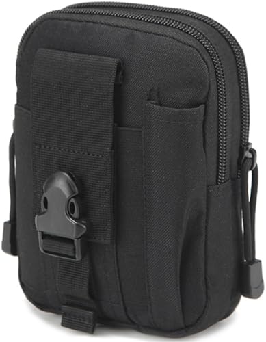 BALAMLB Riñonera Táctica Militar Impermeable Bolsa Cintura Compacta De Nylon 800D Bolso Cinturón Multibolsillos para Deportes Al Aire Libre, Senderismo Y Campingfácil De Transportar A