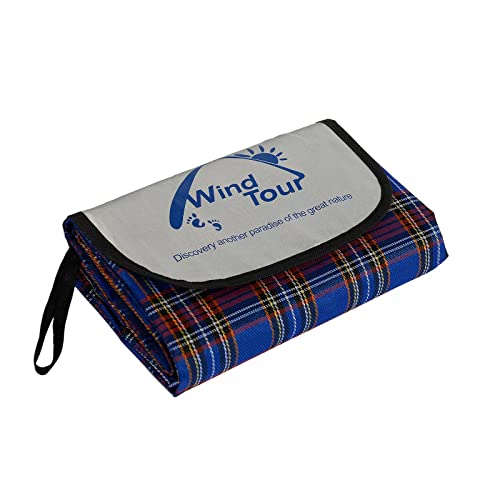 Family-Outdoor-Waterproof-Durable-Picnic-Blankets-with-Carry-StrapFoldable-50709-inch-Sandproof-Picnic-Floor-Mat-for-Kids-Playground-Camping-Park-Hiking-Grass-Travelling-1-Blue