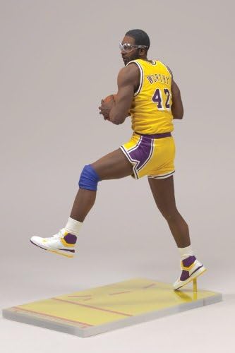 Miniatura 6 de Sports Picks James Worthy  Los Angeles Lakers - Camiseta amarilla McFarlane de 6 pulgadas NBA Legends Series 3 figura de acción