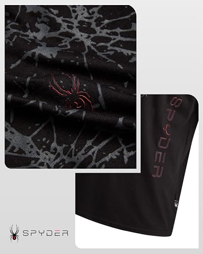 Spyder Mens T-Shirts - Soft Cotton Blend Jersey Crewneck Short Sleeve Shirts for Men, Casual Shirts for Workout & Daily Wear4