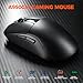 DAREU A950GM 60g Ultralight Gaming Mouse, PixArt PAW3395 Gaming Sensor, 100 Millionen HUANO Gaming Micro Switches, 26000 DPI, 30 Minuten Schnellladung, Tri-Mode Gaming-Maus für PC/Mac, Schwarz