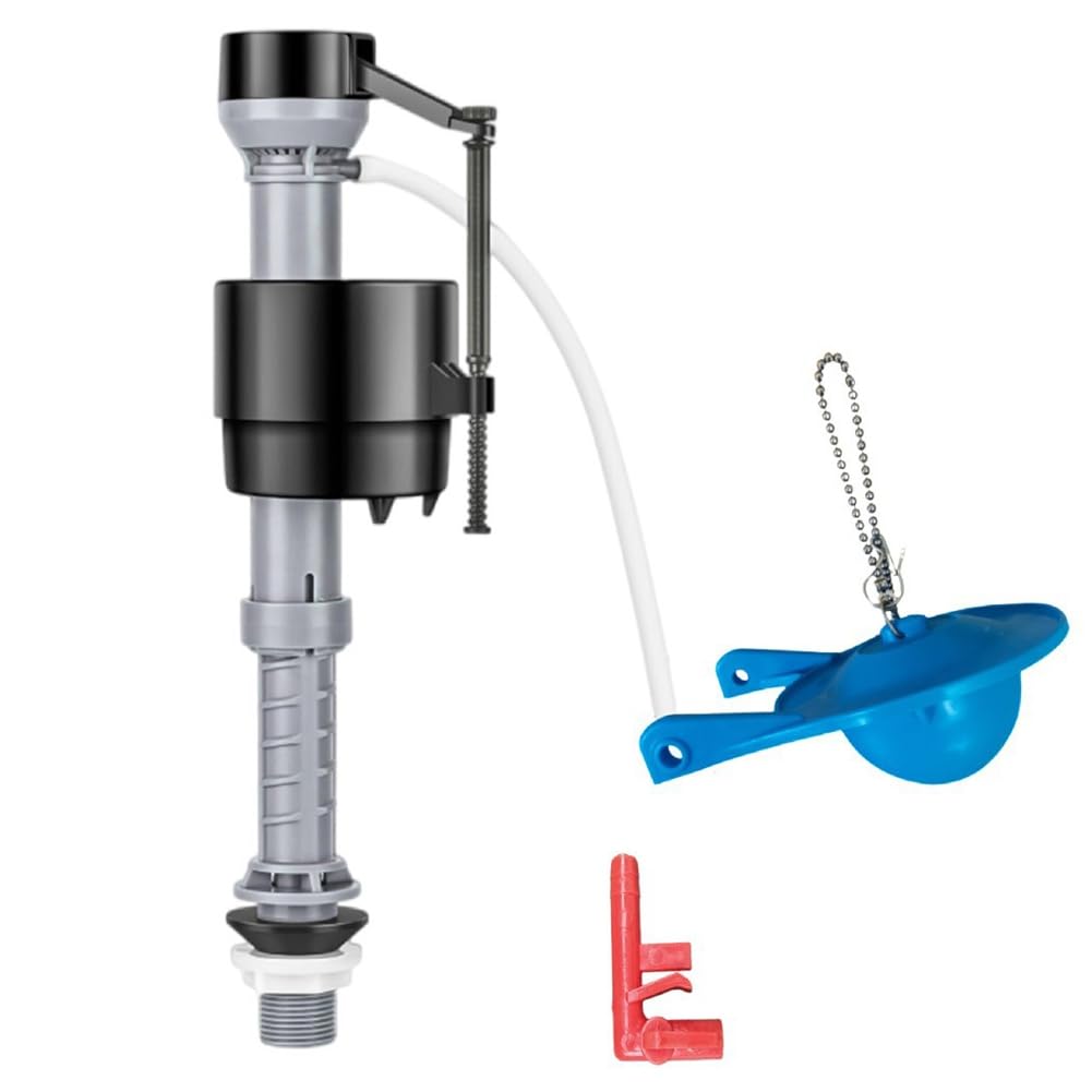 Hndhbfgrt Toilet Float Replacement Kit 3" Flapper Universal Toilet Fill Valve Height Adjustable Toilet Tank Replacement