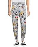 Disney Mens Mickey Mouse and Friends Lounge Jogger Sweatpants Pajama Pants (Medium) Multicolored