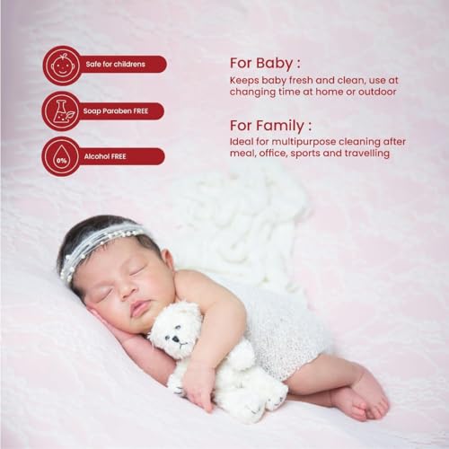 Image of Baby Wetty wipes Fresh Pack of 3-80Pcs per pack