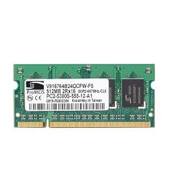 中古メモリ ProMOS PC2-5300(DDR2-667) 512MB SODIMM V916764B24QCFW-F5 rdzdsi3 中古メモリ ProMOS PC2-5300(DDR2-667) 512MB SODIMM