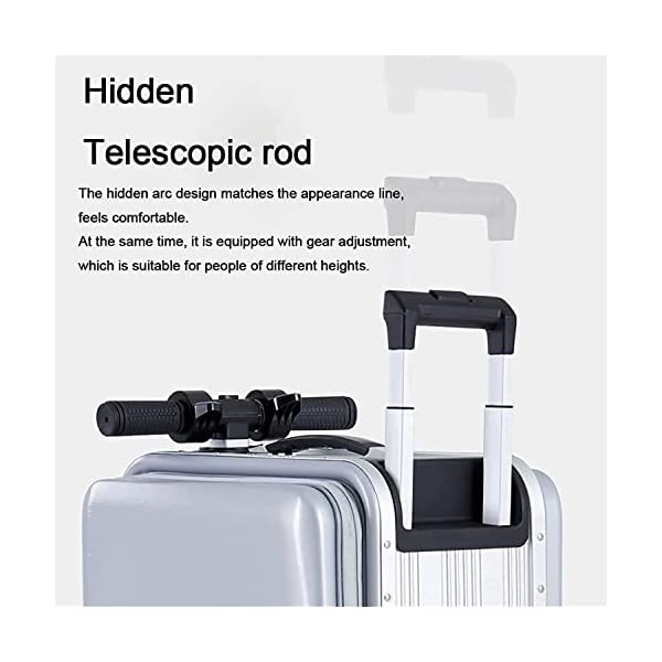 Durable Smart Electric Luggage Cycling Boarding Suitcase 2024 Inch Hardside Luggage Security Anti Theft Travel Artifact Carry On