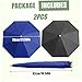 Pesoncarl 2Pcs Umbrella Hat Foldable Hands Free UV Protection Head Umbrella Hat for Men, Women Rainproof Adjustable Outdoor Caps for Fishing, Camping, Gardening