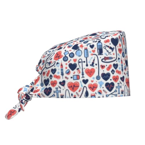 Gorro de trabajo ajustable con banda para sudor negro