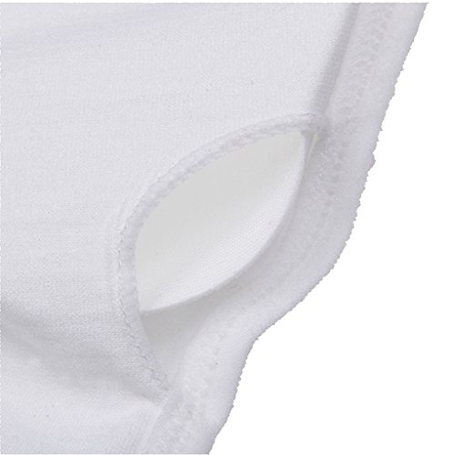 Ohlyah Women's Zipper Front Closure Sports Bra Racerback Yoga Bras 3 Pack L #TOP4