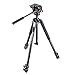 Manfrotto MK190X3-2W 190 Aluminum 3 Section Tripod Kit with MHXPRO-2W Fluid Head (Black) and Two ZAYKIR Quick Release Plates for The RC2 Rapid Connect Adapter