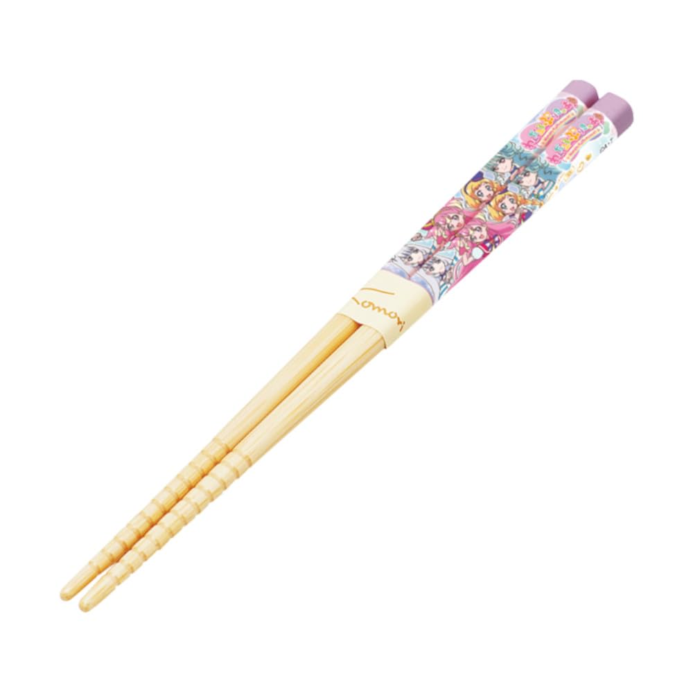 Baguettes en bambou Pretty Cure Komori Kimi to Idol pour enfants 16,5 cm