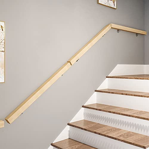 Main courante d'escalier en bois support mural stable pour meuble loft - 2