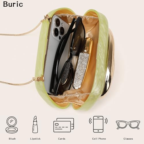 Image of Acrylic Clutch Purse for Women Marbling Evening Wedding Handbags Acrylic Shell Box Purses for Party Prom Cocktail