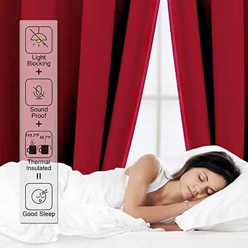 CUCRAF Blackout Curtains for Bedroom,Thermal Insulated Room Darkening Grommet Window Curtains & Drape by CUCRAF - Image 4