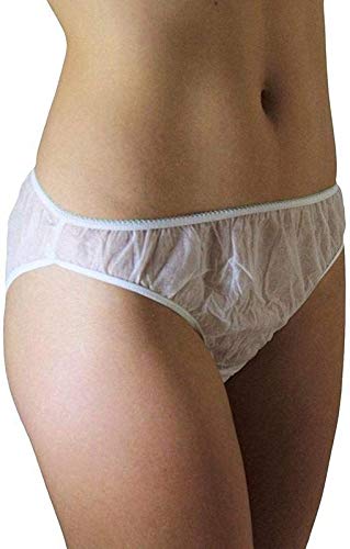 dispo Women's Disposable Panties | Pack of 10 | XXXL White-picture-38