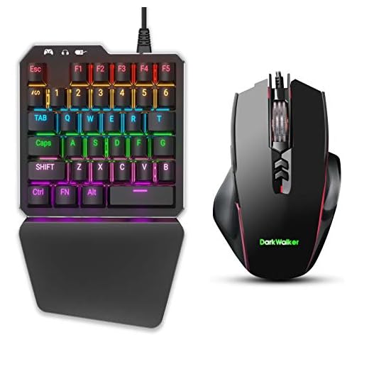 Delta essentials FO203 Blå omkopplare mekaniskt speltangentbord och mus kombinationsomvandlare adapter för PS3/PS4/Nintendo Switch/Xbox One Support Call of Duty Modern Warfare Overwatch PUBG