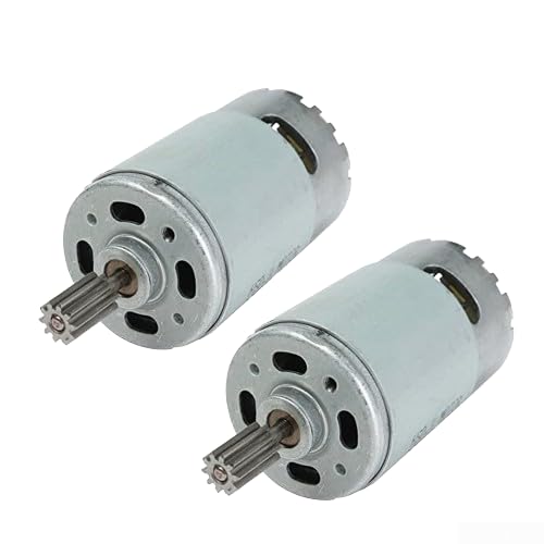 Hasaller 2Pcs 550 35000RPM Electric Motor RS550 12V Motor Accessories for Kids Car Children Ride on Toys Replacement Parts