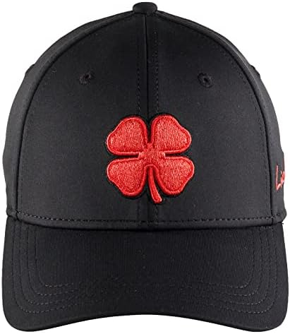 Black Clover Premium Clover 24 Flex Cap, Black/Red, L/XL
