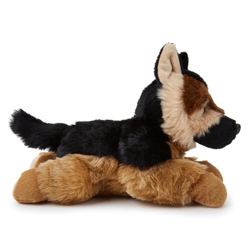 Zappi Co Deutscher Schäferhund Plüschhund (28 cm) - Treuer, Kuscheliger Hund, Umweltfreundlich, Perfekt für verspielte Kinder, Recyceltes Material