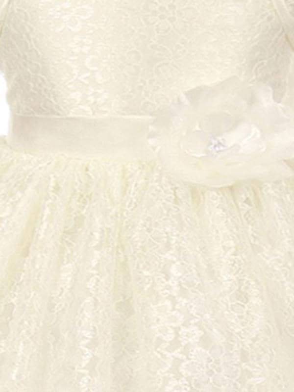 Image of Ripening Off White Lace Net V Neck Sleeveless Maxi Dress
