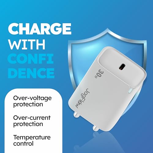 Image of Trueview 30W Fast Charging Power Adapter with Type-C Port | Wall Charger for Mobile Phones & USB-C Devices | White