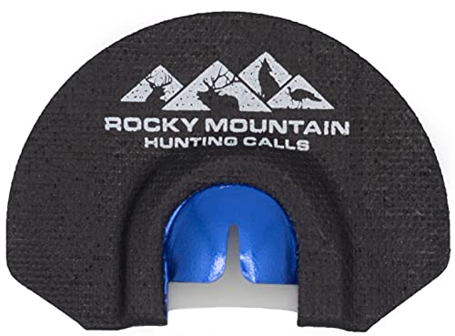 Rocky Mountain Hunting Calls 108 Tone Slot Technology Series Rock Star 2.0 Elk Diaphragm Call, High Profile, Black