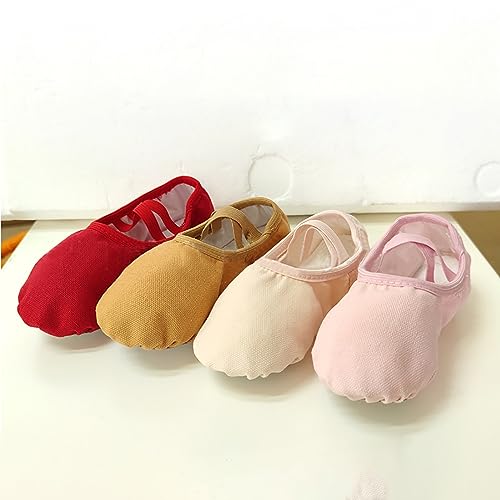 Child Ballet Shoes, Toddler Shoes, Girls Ballet Slippers, Soft Upper, Full Suede Outsole, Pre-Sewn Girls Dress Shoes2