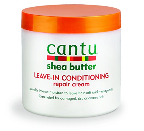 CANTU – Crema de karité LEAVE-IN acondicionador – 453 g – Repara y nutre intensamente – Para cabello seco y dañado