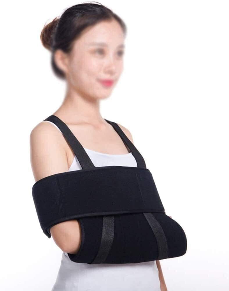 Cabestrillo Ajustable para Brazo, inmovilizador de Hombro Suave, Manguito rotador de Brazo Derecho Izquierdo y Correa de Soporte para Codo para Hombres y Mujeres