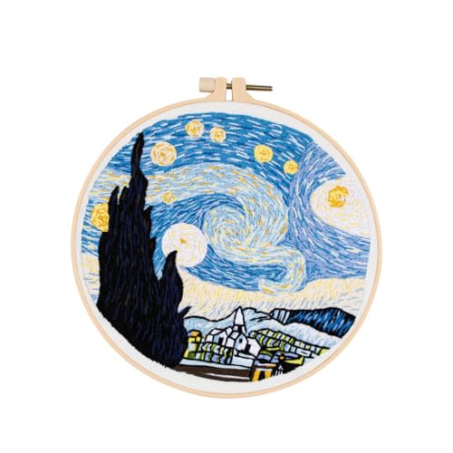 Kit broderie Nuit Étoilée à offrir à un amateur de loisirs créatifs et d'art