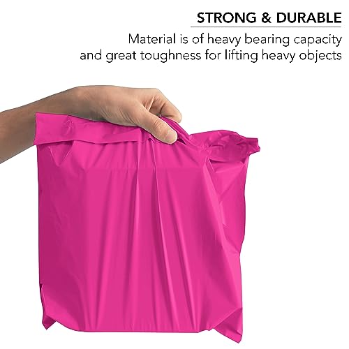 60-Mixed-Mailing-Postal-Self-Seal-Closure-Plastic-Bags-Envelopes-for-Posting-Clothes-Postal-Packaging-Shipping-Bags-Tempered-Proof-Secure-Medium-Postage-Bags-Mixed-Sizes-Hot-Pink