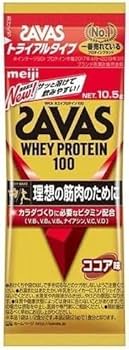 Amazon | SAVAS ザバス ホエイプロテイン 14袋 各2袋(ココア