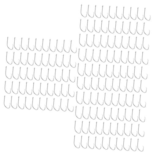 Hameçons de pêche circulaire robustes BESPORTBLE | Lot de 200 pièces sans ardillon pour mer