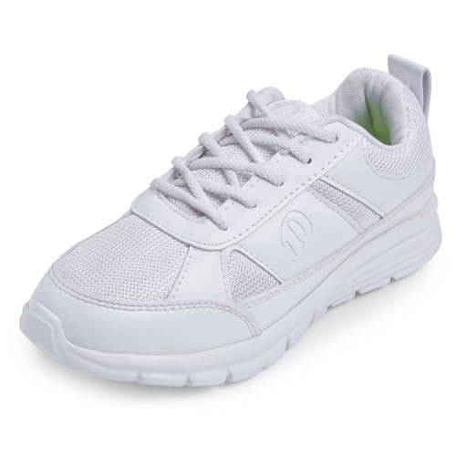 Image of DOCTOR EXTRA SOFT Lightweight EVA Unisex-Child /Kids /Adults Black & White School Uniform Shoe with Memory Foam Cushion & Laces| Sports,Formal,Casual,Running|Comfortable | Durable & Anti-Skid D-3006