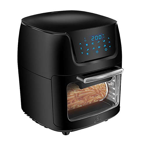 HeißLuftfritteuse 12 Liter HeißLuftofen, 1800 Watt Mini-Ofenmikrowelle, 8-Programm-Digital-Led-Anzeige, Obst-DöRrgeräT, Geeignet FüR Gesunde Rezepte