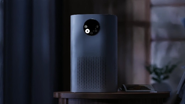 MIUI Air Humidifier - 3-Stage Smart Air Purifyer for Bedroom Home, Hepa Air Filter Cleaner Super Mute Efficient Filtering for Pets Smokers Office Desktop (White)