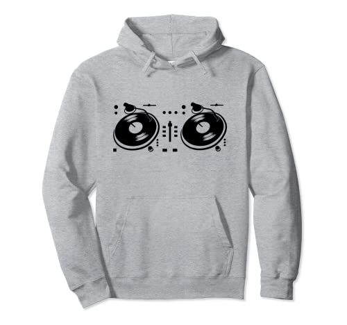 Boceto de controlador de DJ de dos canales Sudadera con Capucha