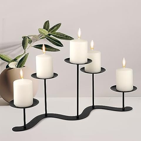 AJART Iron Candelabra Candle Holder Cover