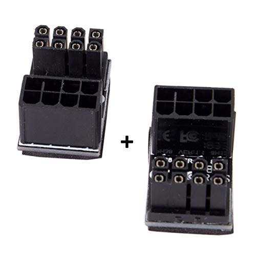 Cablecc FBA-PW-009 Atx 8Pin Female To 8Pin Male 180 Degree Angledpower Adapter thumb #3