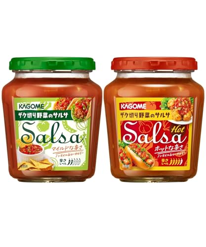 カゴメ ざく切り野菜のサルサ＆サルサホット 240g×2個セットのサムネイル