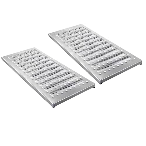 Grille de drainage et couvercle de caniveau 58x20cm pour zone commerciale - 2