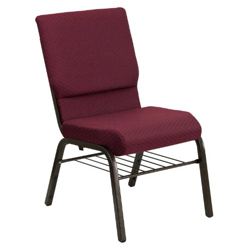Flash Furniture HERCULES Series 18.5''W Church Chair in Burgundy