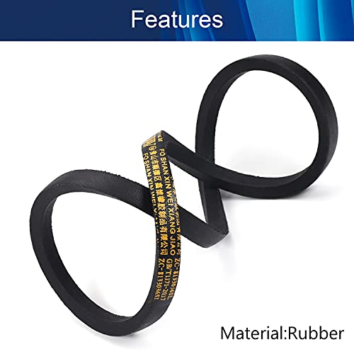 Othmro M-25 Antriebs-Keilriemen 0,6 m Innenumfang, industrielle Power-Gummi-Getriebe-Riemen, Antriebsriemen für Ersatz, Obergetriebe, Dreiecksgummi, Rasenindustriedeck