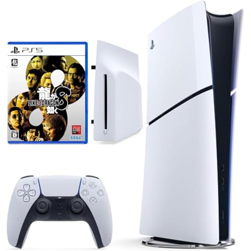 PS5 日本語専用モデル + ディスクドライブ + 龍が如く8 セット